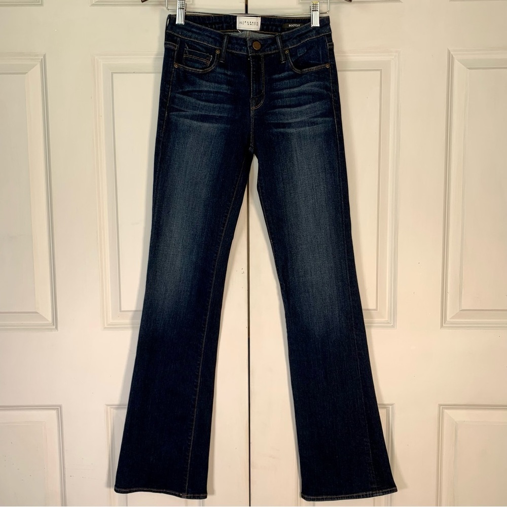 Parker Smith Washed Stretch Boocut Jeans